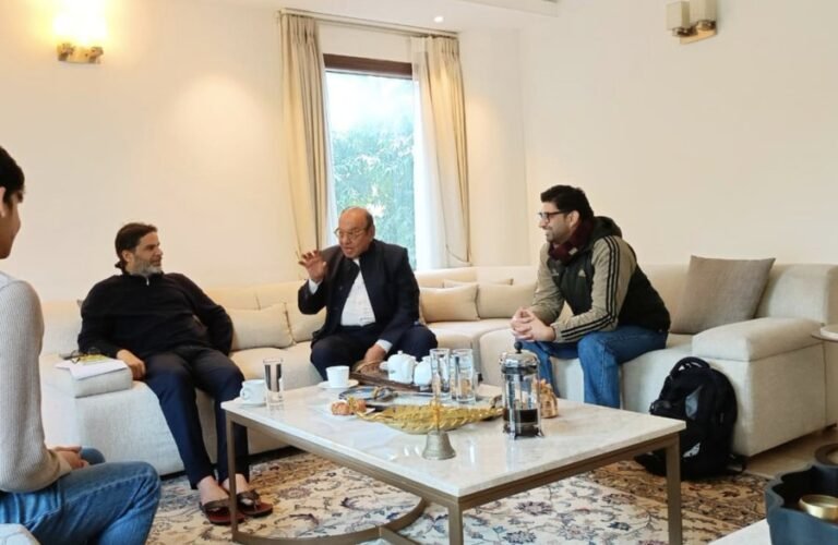 JKSA National Convenor Nasir Khuehami meets Prashant Kishor