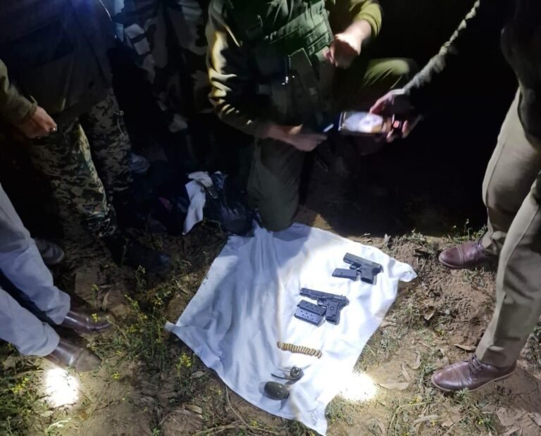 Arms Consignment Dropped by Drone Seized Near IB in Samba – Kashmir Observer