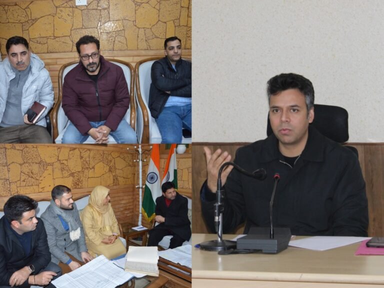 DC Budgam Chairs Meeting on Facilitation and Authentication of Hokersar Wetland