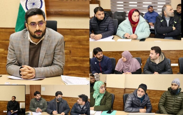 DC Srinagar reviews implementation of PM-SYM scheme in the district Stresses time-bound coverage of eligible unorganised workers under Pension Scheme
