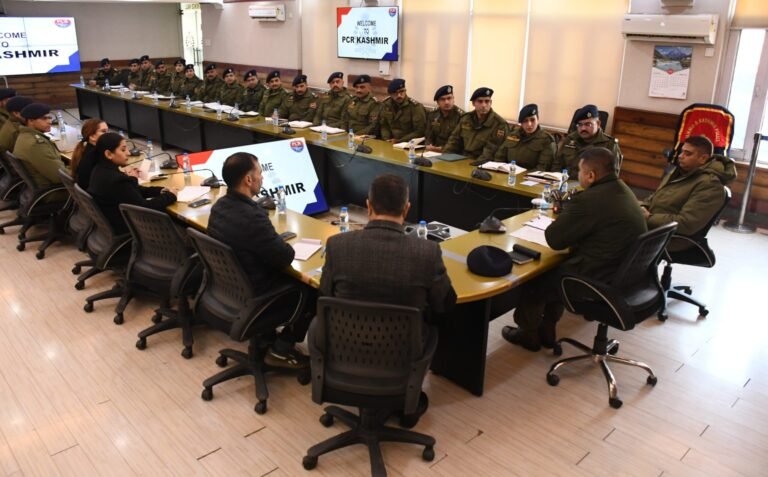 IGP Kashmir interacts with 2024 batch probationary DySSPs at PCR Kashmir