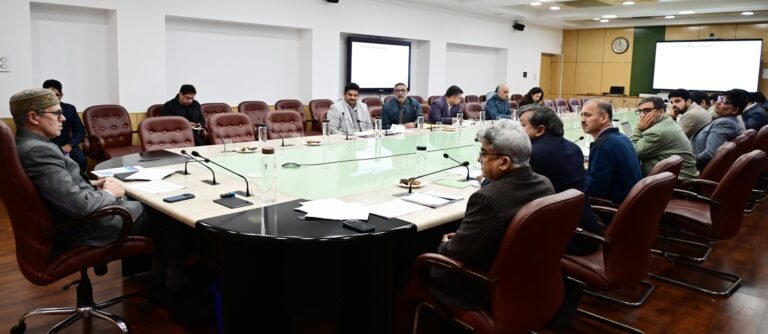 CM Omar Abdullah chairs pre-budget consultation meeting with key departments ahead of budget session CM stresses on people-centric governance, efficient service delivery, J&K’s inclusive growth