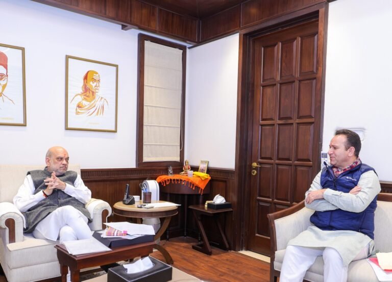 Sunil Sharma meets Home Minister Amit Shah, discusses J&K issues