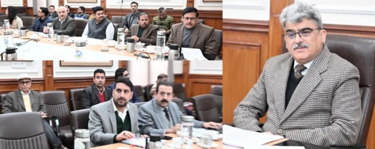 CS assesses roadmap to strengthen disaster preparedness across J&K Stresses on mandatory pre-monsoon preparedness and district-level readiness