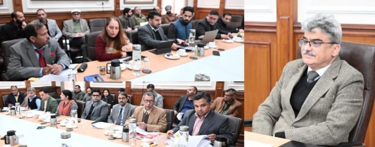CS reviews progress of digital connectivity projects Calls for bringing more pace in the implementation of 4G & BharatNet in J&K
