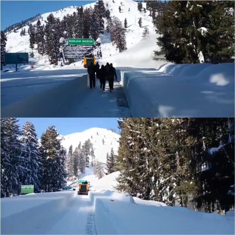 Snow Clearance on Mughal Road in full swing