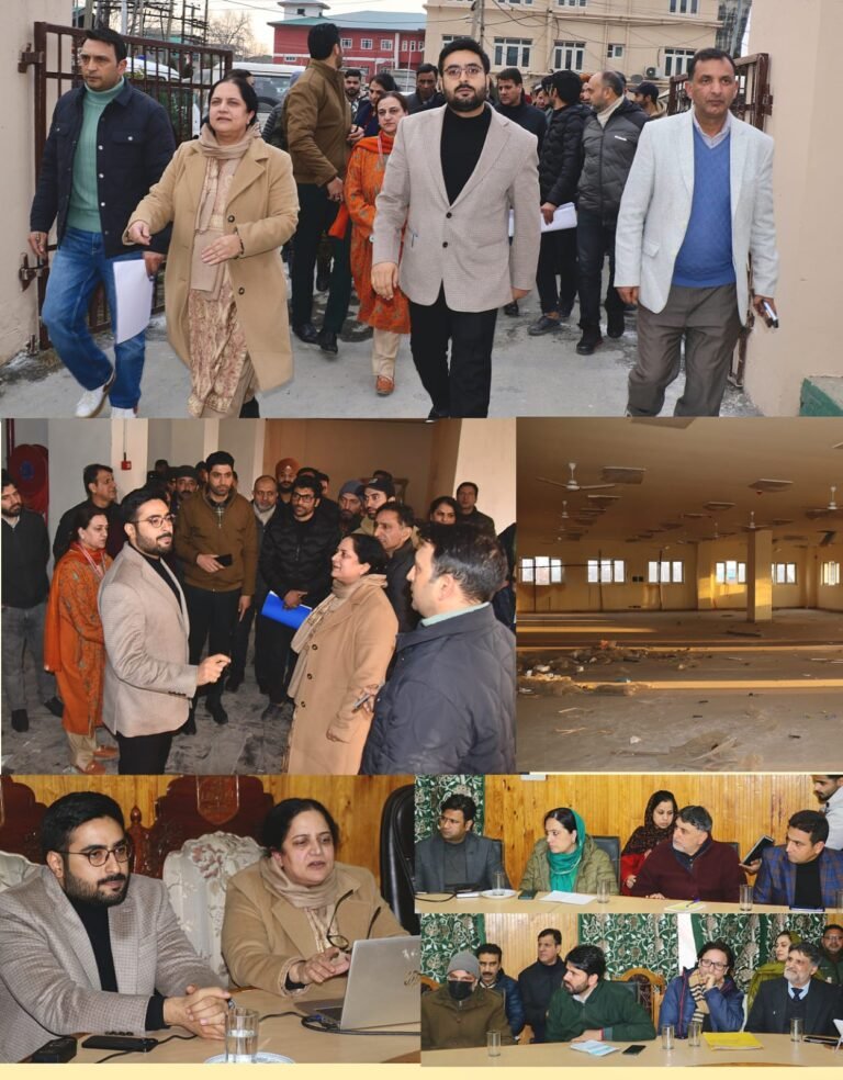 DC Srinagar, Principal GMC review infrastructure upgradation, developmental issues of GMC & Associated Hospitals
