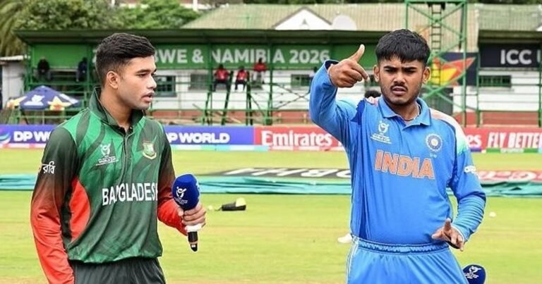No Handshake at Toss in India vs Bangladesh