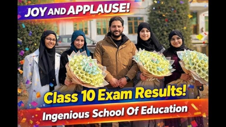 Video: Joy and Applause at Ingenious School Of Education as Class 10 Students Celebrate Results
