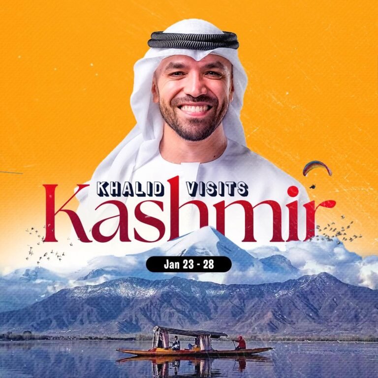 Love at First Snow: UAE Influencer’s Kashmir Crush Goes Viral