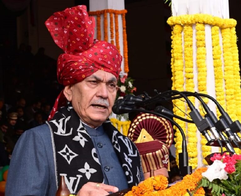 ‘Naya Savera’ in J&K, Peace & Prosperity Our Priority: LG Sinha