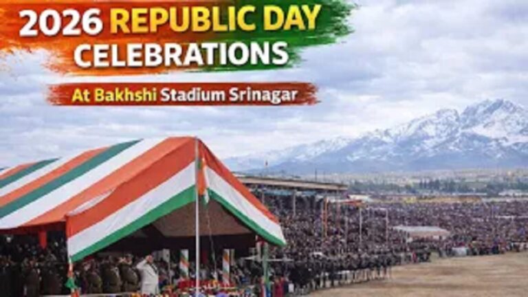 Video: 77th Republic Day Celebrations in Srinagar