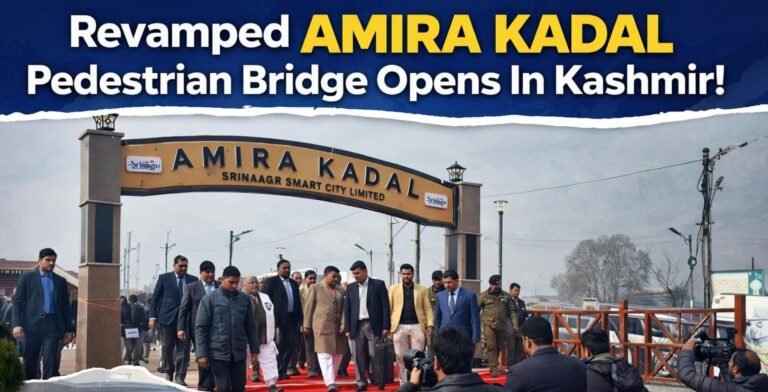 Video: LG Sinha Inaugurates Revamped Amira Kadal Bridge In Srinagar
