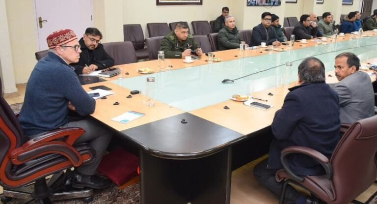 CM reviews snowfall situation in J&K, directs swift restoration of power, water, road connectivity and essential services