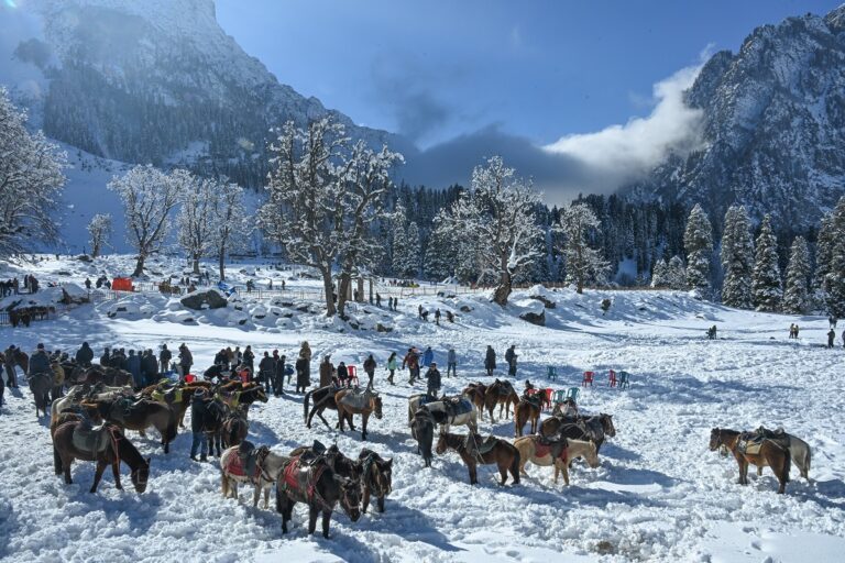 In Photos | Sonamarg Turns Into Stunning Winter Wonderland