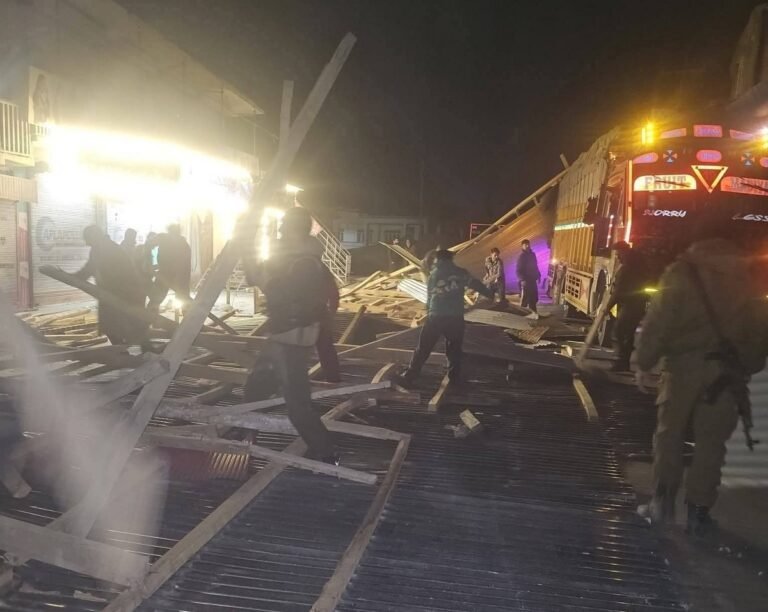 Roofs Blown Off, Walls Collapse: Strong Winds Wreak Havoc In Kashmir  