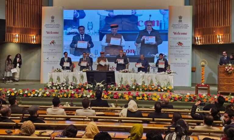 CM Omar Abdullah calls for strengthening Tele-law service to ensure timely justice, reduce court pendency