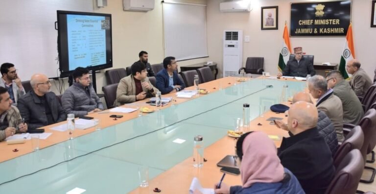 CM Omar Abdullah chairs high-level meeting to review Ramadan arrangements Chief Minister directs coordinated efforts to ensure water, electricity, transport, health service during Holy month of fasting