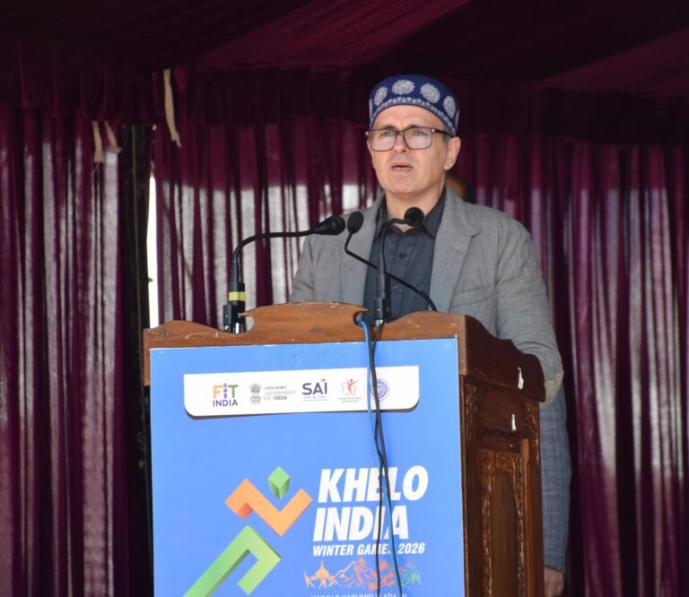 CM Omar Abdullah articulates vision to make Gulmarg an international ski destination at the 6th Khelo India Winter Games