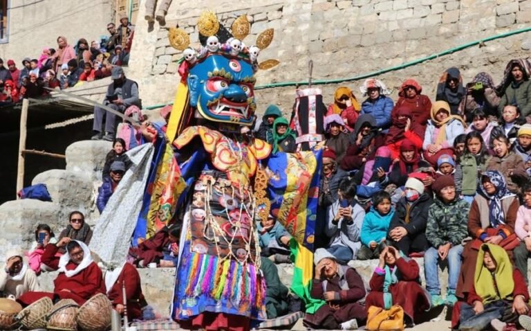 Chief Secretary Ashish Kundra attends Leh Dosmochey Festival, Witnesses Traditional Mask Dance at Leh Palace