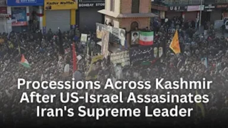 Video: Processions Across Kashmir After US-Israel Assassinate Iran’s Supreme Leader