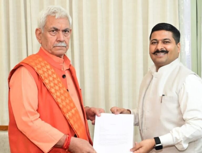 Gaurav Gupta Calls for Immediate Adoption of Artificial Intelligence in J&K, Meets LG Manoj Sinha