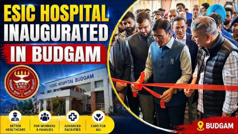 Video: Kashmir’s First ESIC Hospital Opens in Budgam