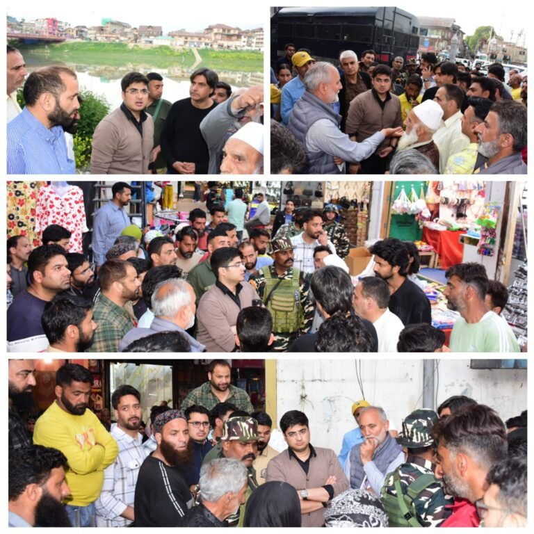 CEO SSCL inspects Goni Khan Market; Directs swift resolution of Civic Issues