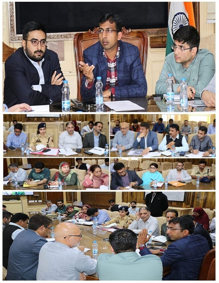 Div Com reviews preparations for Mega NMBA Pad Yatra in Srinagar Calls for widespread Public Participation in Rally to combat Drug Menace