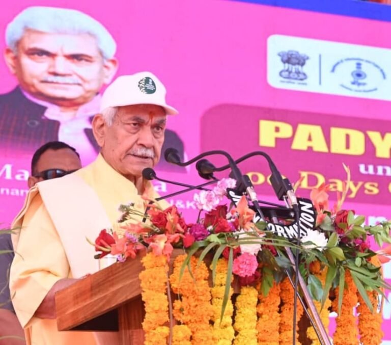 Lieutenant Governor Joins Drug-Free J&K Campaign in Doda