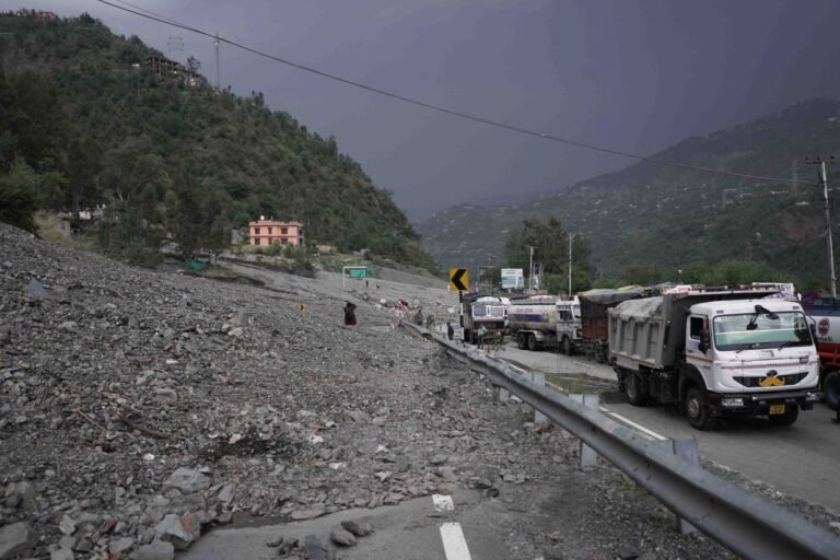 Traffic Suspended on Jammu-Srinagar Highway After Landslides in Ramban