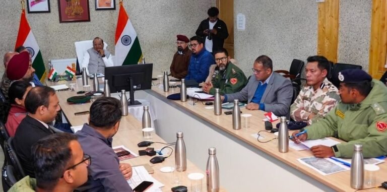 L-G Vinai Kumar Saxena chairs high-level meeting to review preparedness for holy exposition of sacred Buddha relics in Ladakh