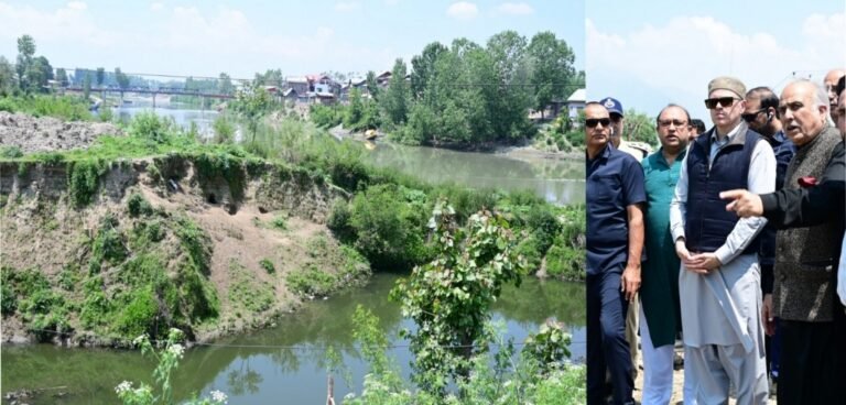 CM inspects last year’s flood breach site at Shalina, inspects restoration works undertaken