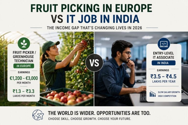 Can Picking Fruit in Europe Earn You More Than an IT Job in India?