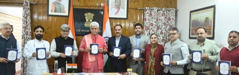 Lieutenant Governor chairs high-level meeting of Central Committee of J&K Academy of Art, Culture and Languages