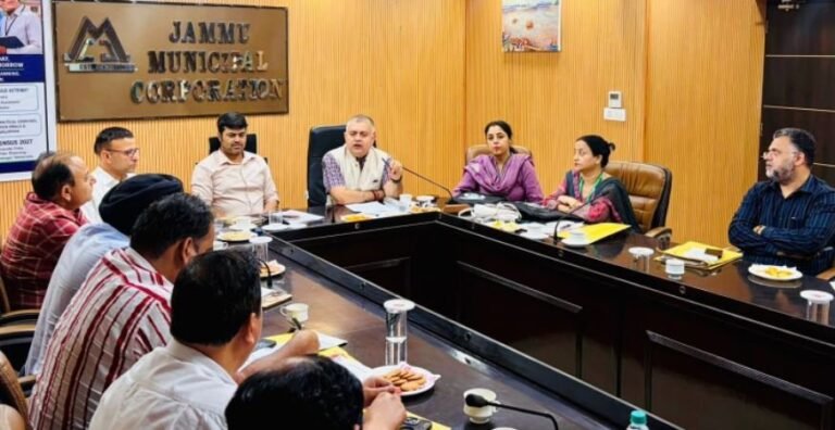 Amit Sharma calls for intensified Self-Enumeration drive in Jammu city; reviews Census 2027 preparedness with JMC