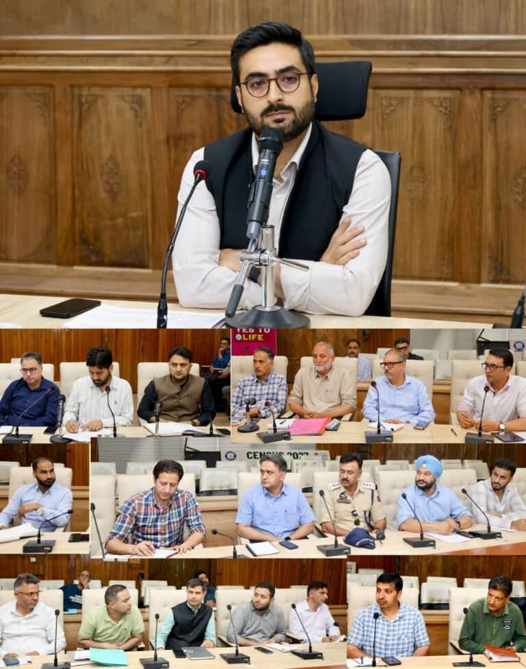 DC Srinagar reviews progress of infrastructure upgradation projects, traffic decongestion measures at SKIMS, Associated Hospitals