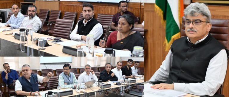 CS reviews progress of ongoing House Listing Operations for Census-2027