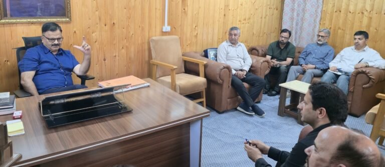 Rana emphasises timely project completion & quality execution of works in Kashmir