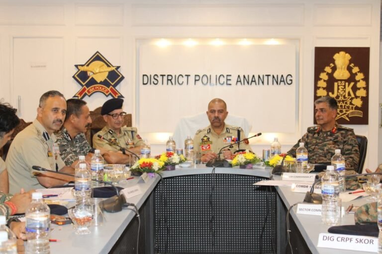 DGP reviews security preparedness for Amarnath Yatra 2026 in South Kashmir