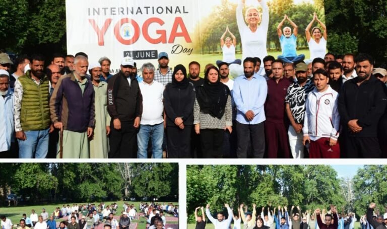 SMC celebrates International Yoga day Promotes health, harmony and holistic well-being