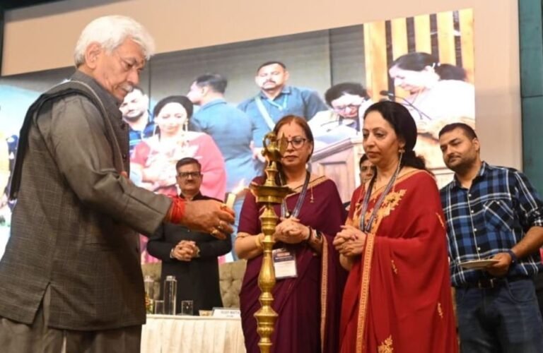 LG Says Kashmiri Pandit Community Turned Pain Into Strength and Global Success
