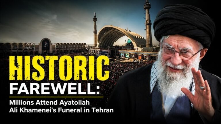 Video: Millions Gather for Grand Funeral of Ayatollah Ali Khamenei in Tehran
