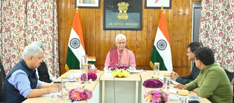 LG Manoj Sinha reviews flood situation, directs speedy relief and restoration efforts