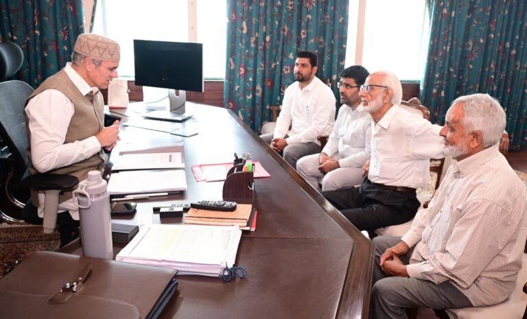 CM Omar Abdullah meets delegations, assures examination of public and industry-related issues