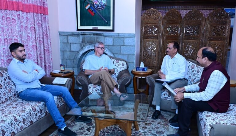 CM Omar Abdullah meets public representatives, delegations at Raabita