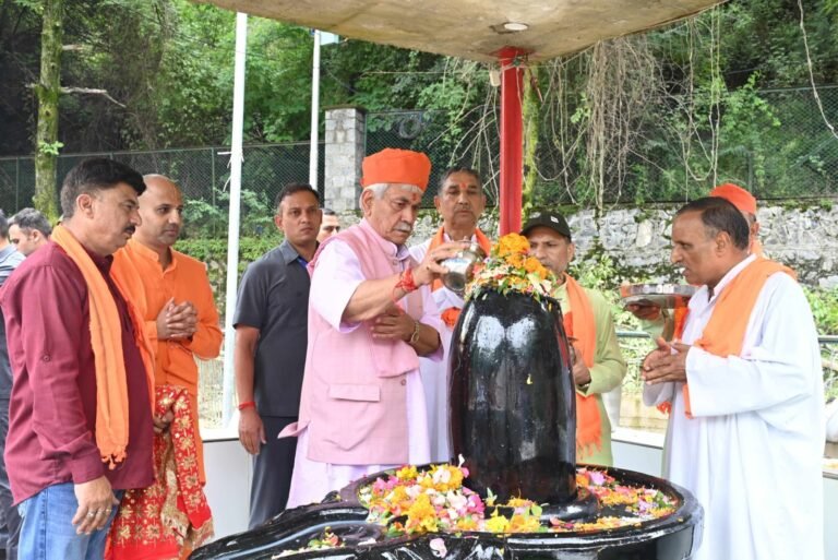 LG Manoj Sinha attends Harbah festival at Anantnag