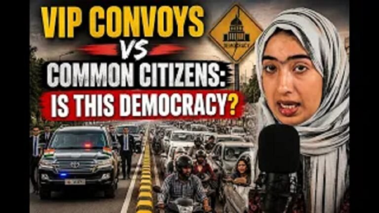 Video- VIP Convoys vs Common Citizens: Is This Democracy?