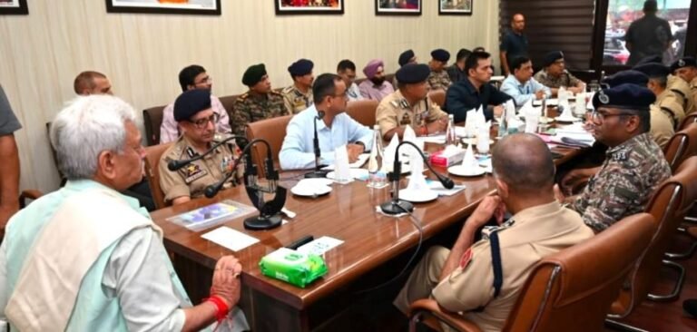 “Shri Amarnath Ji Yatra-2026” :Lieutenant Governor reviews arrangements for pilgrims at Bhagwati Nagar Yatri Niwas