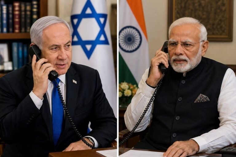 Netanyahu Dials PM Modi, Discusses West Asia Situation